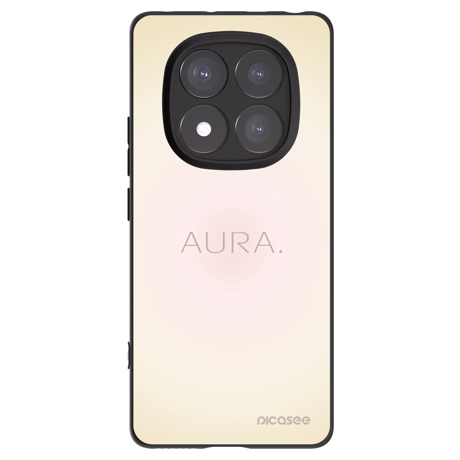 Picasee crna silikonska maskica za Xiaomi Redmi Note 14 Pro 5G - Aura