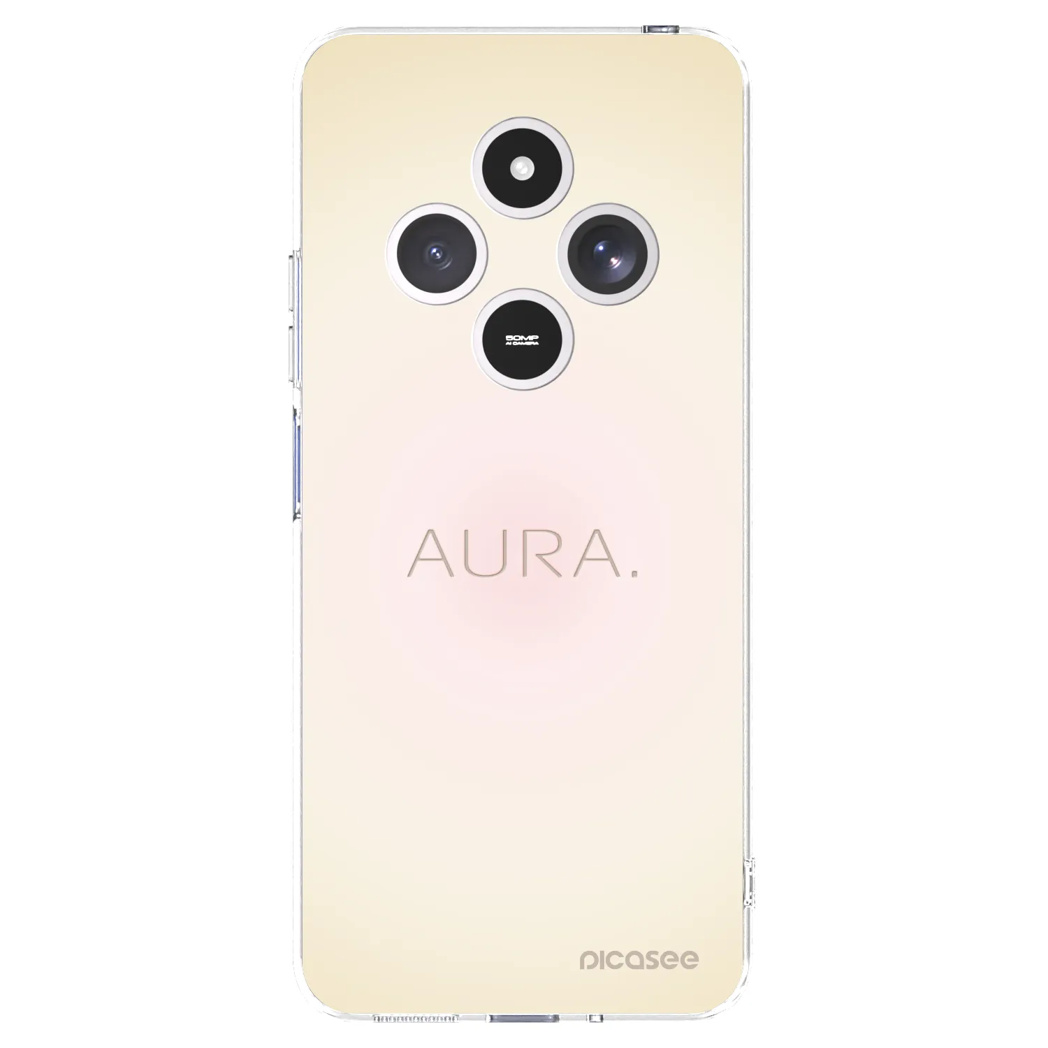 Picasee silikonska prozirna maskica za Xiaomi Redmi 14C - Aura