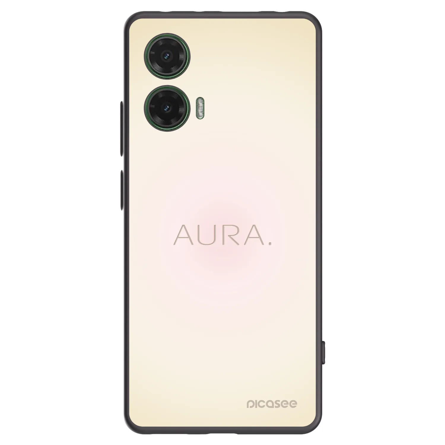 Picasee crna silikonska maskica za Motorola Moto G35 5G - Aura