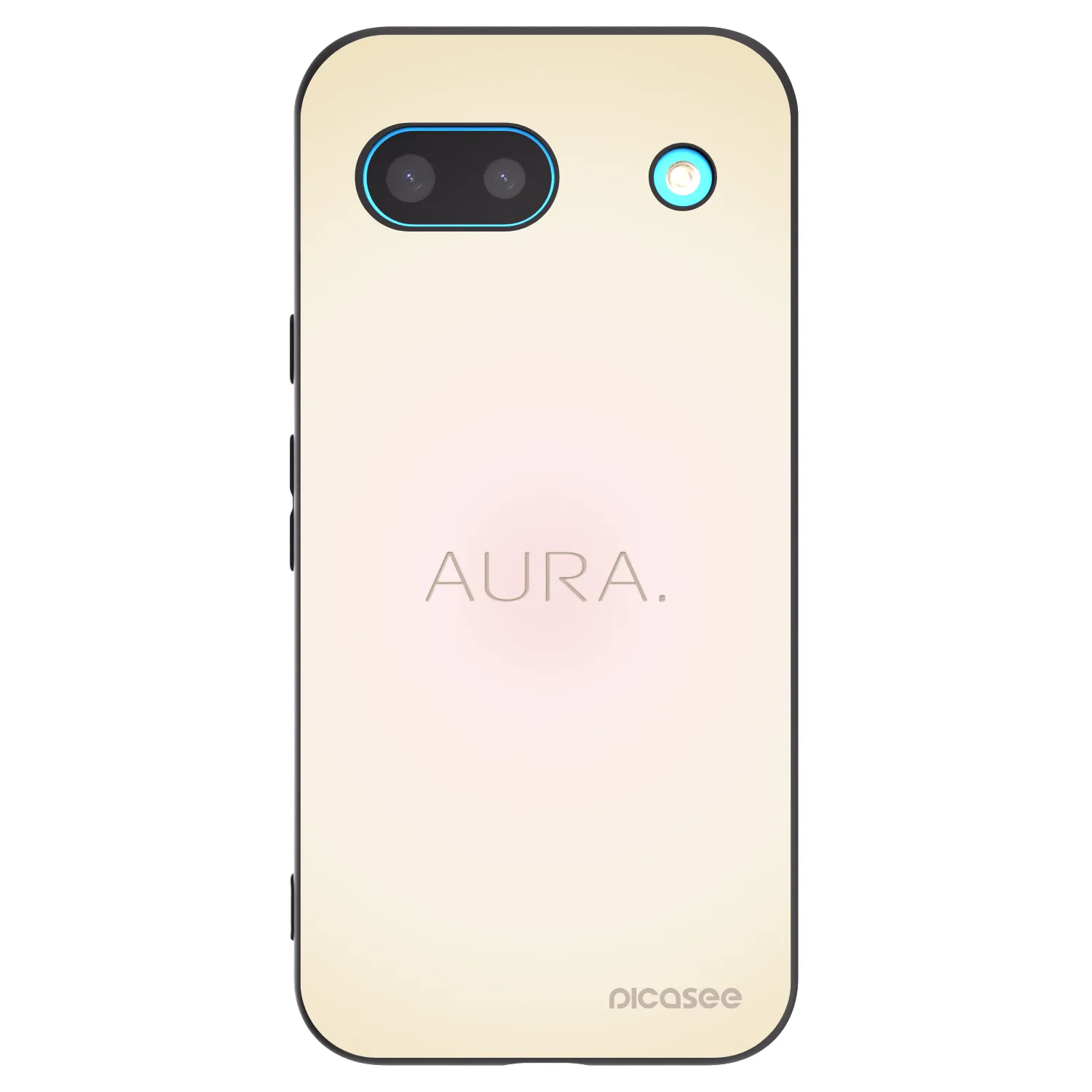 Picasee crna silikonska maskica za Google Pixel 8a - Aura