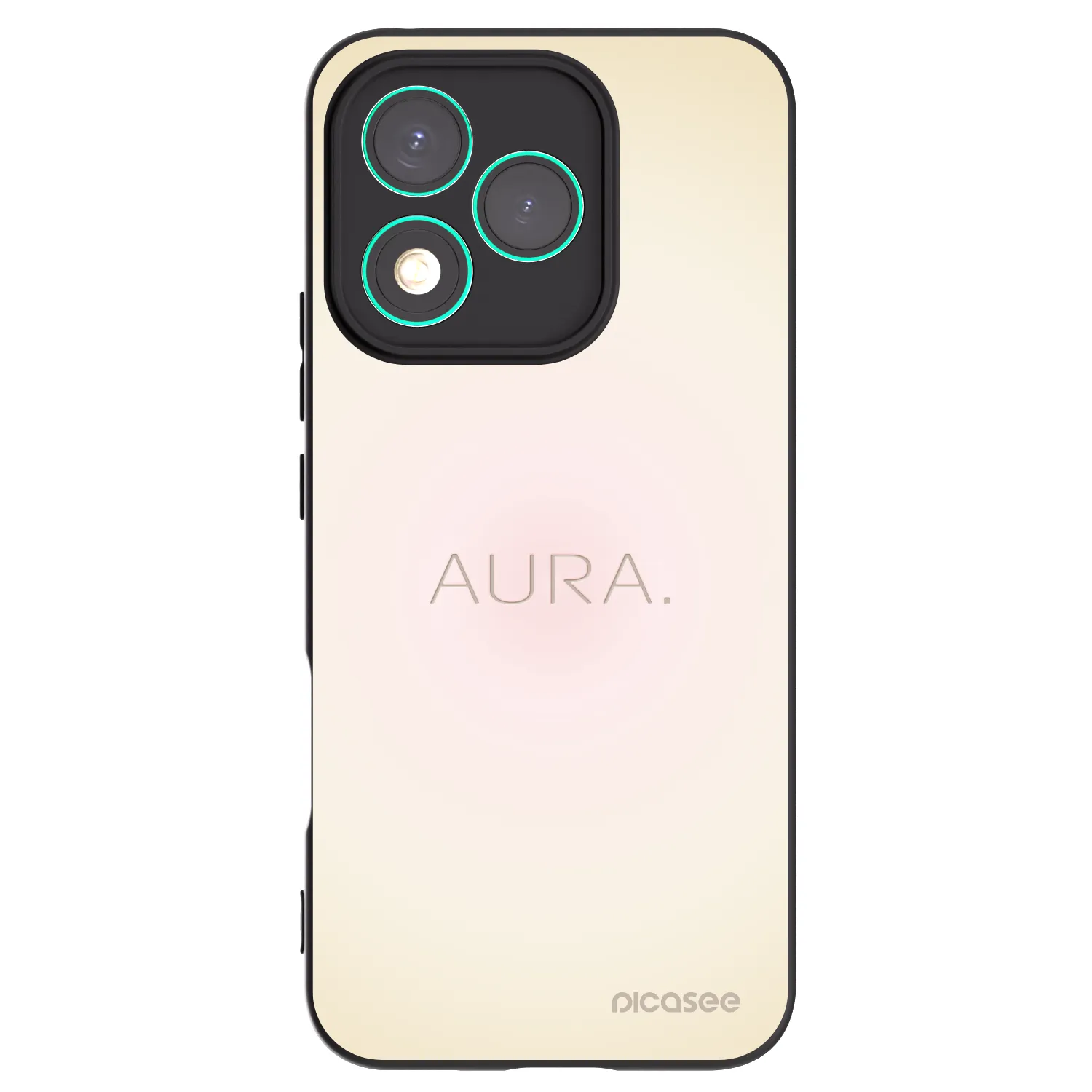 Picasee crna silikonska maskica za Honor 400 Lite 5G - Aura