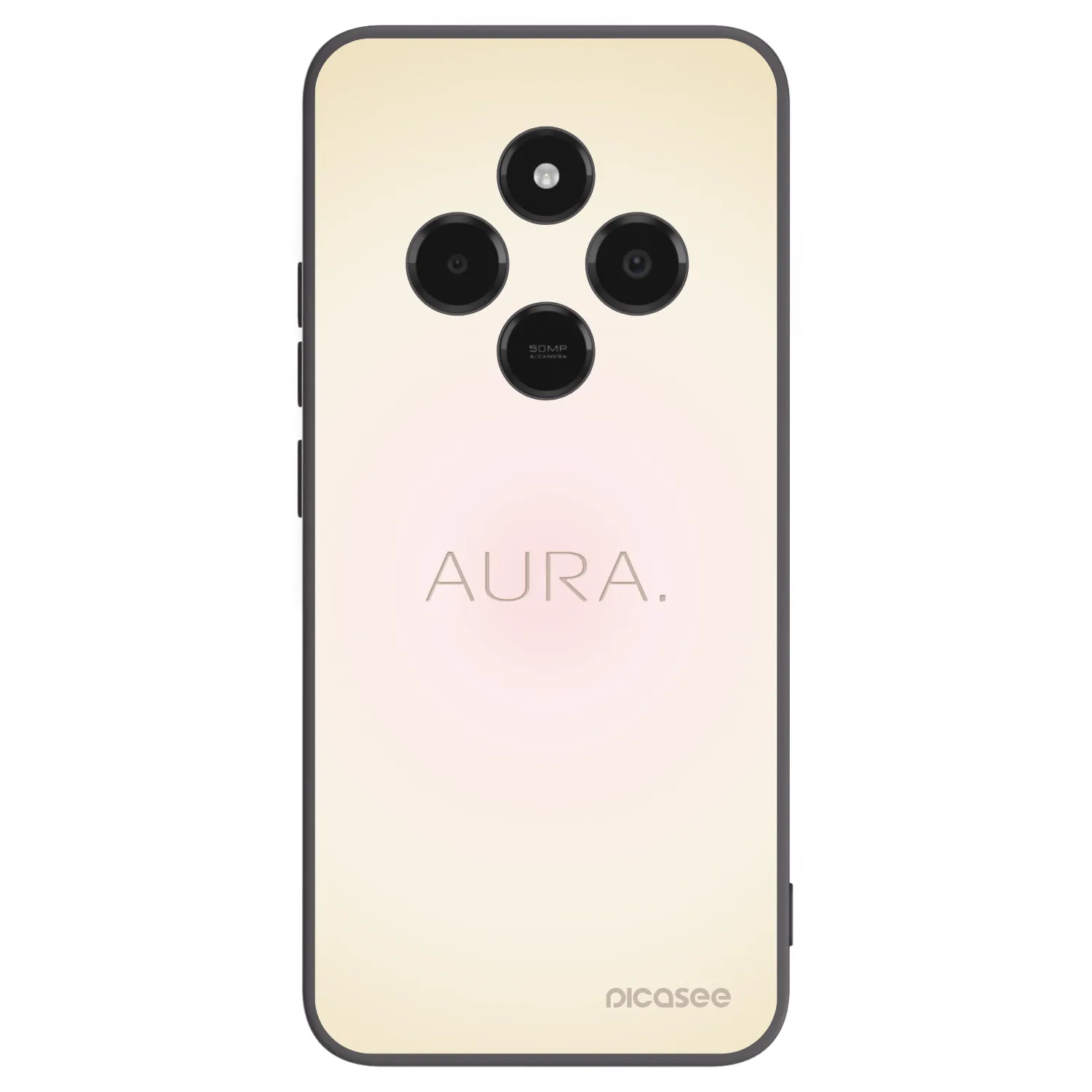 Picasee crna silikonska maskica za Xiaomi Poco C75 - Aura