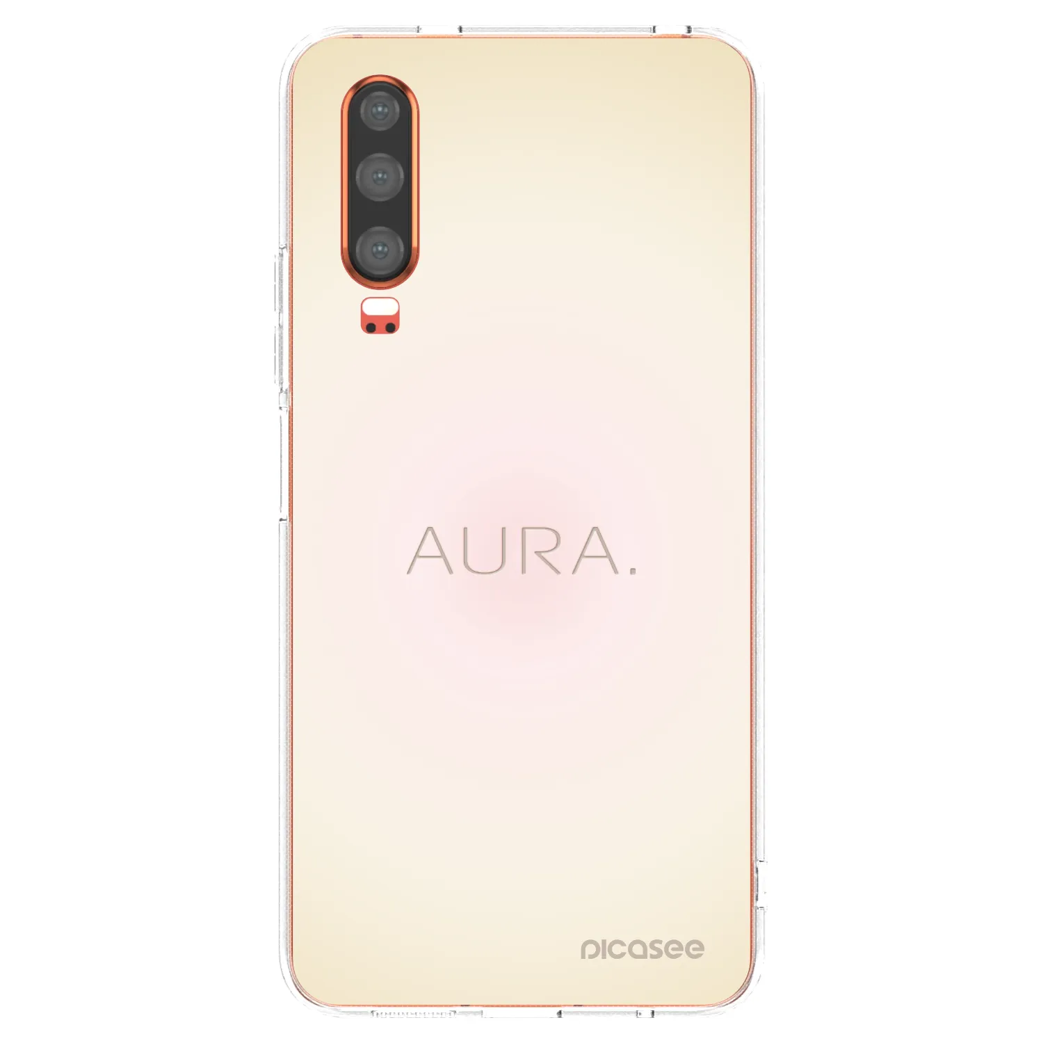 Picasee silikonska prozirna maskica za Huawei P30 - Aura