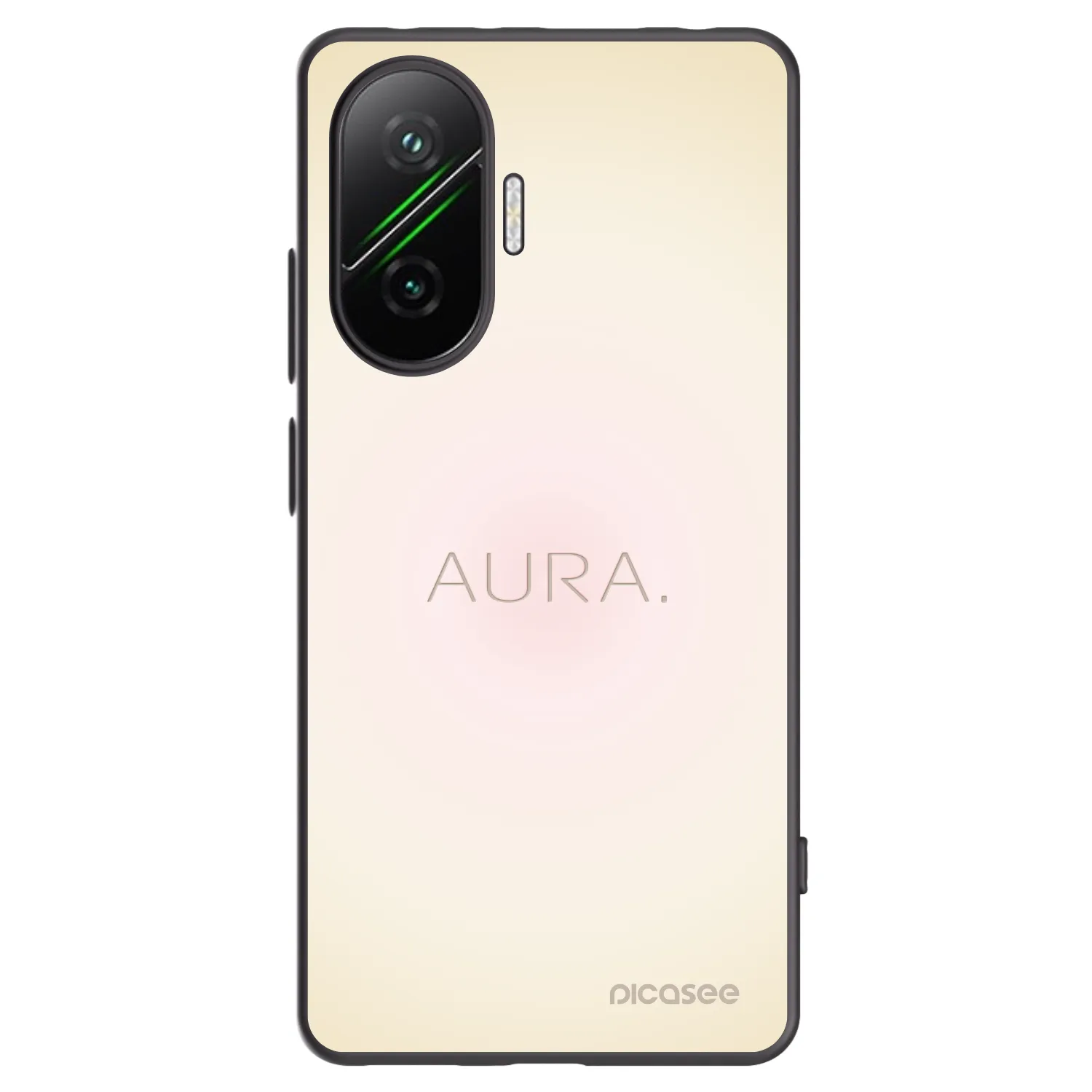 Picasee crna silikonska maskica za Xiaomi Poco F7 5G - Aura