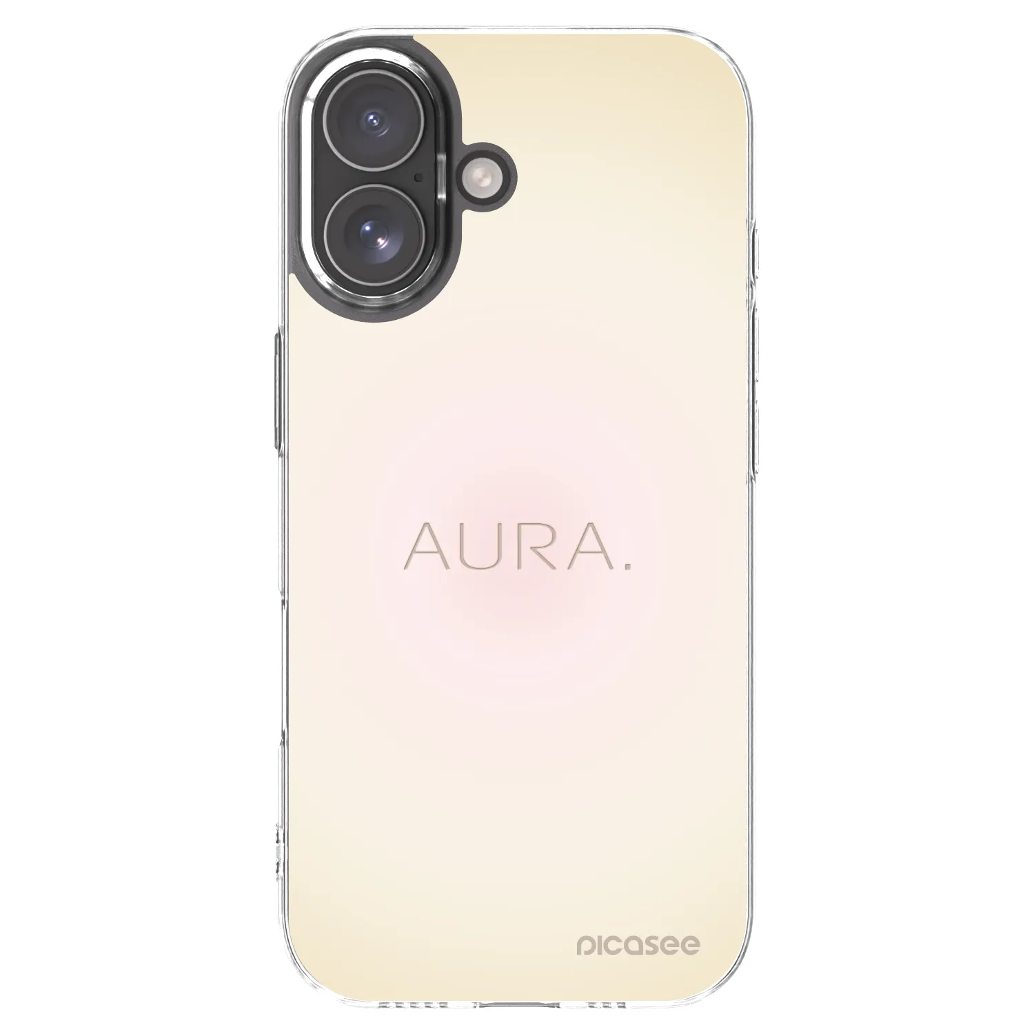 Picasee silikonska prozirna maskica za Apple iPhone 17 - Aura