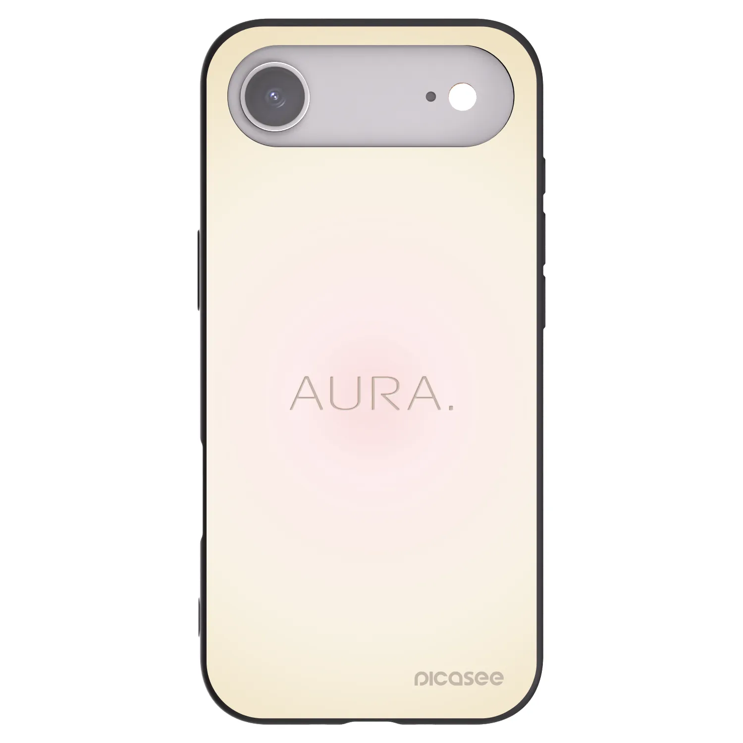 Picasee crna silikonska maskica za Apple iPhone Air - Aura