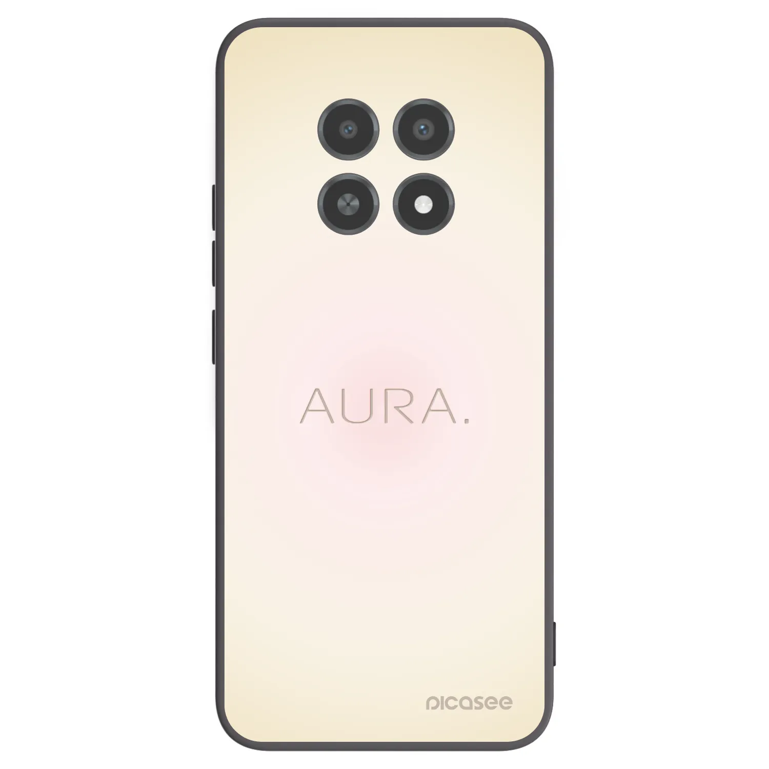 Picasee crna silikonska maskica za Realme 12X - Aura