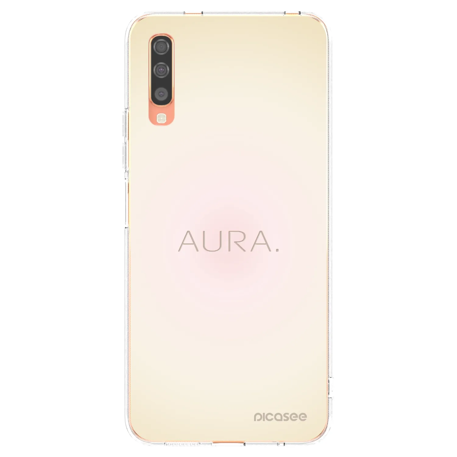 Picasee silikonska prozirna maskica za Samsung Galaxy A70 A705F - Aura