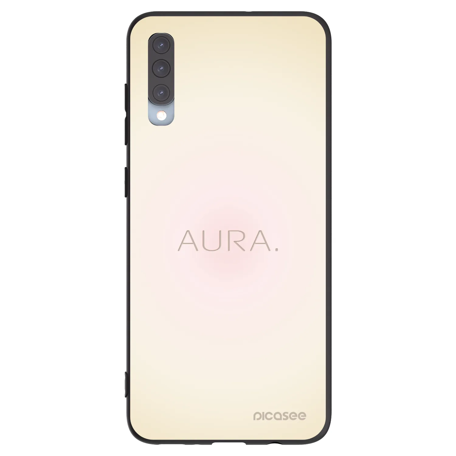 Picasee crna silikonska maskica za Samsung Galaxy A70 A705F - Aura