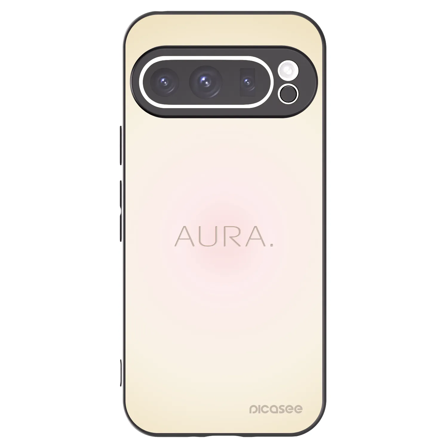 Picasee crna silikonska maskica za Google Pixel 9 Pro XL - Aura