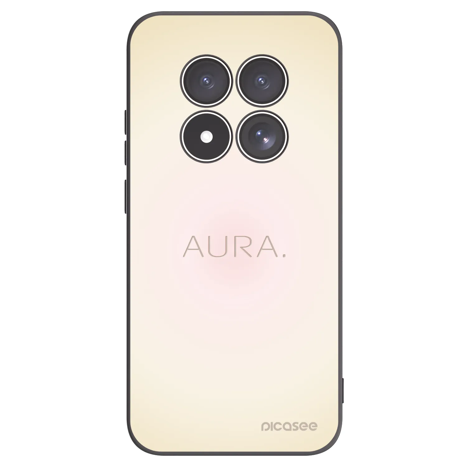 Picasee crna silikonska maskica za Xiaomi Redmi Note 15 Pro 4G - Aura