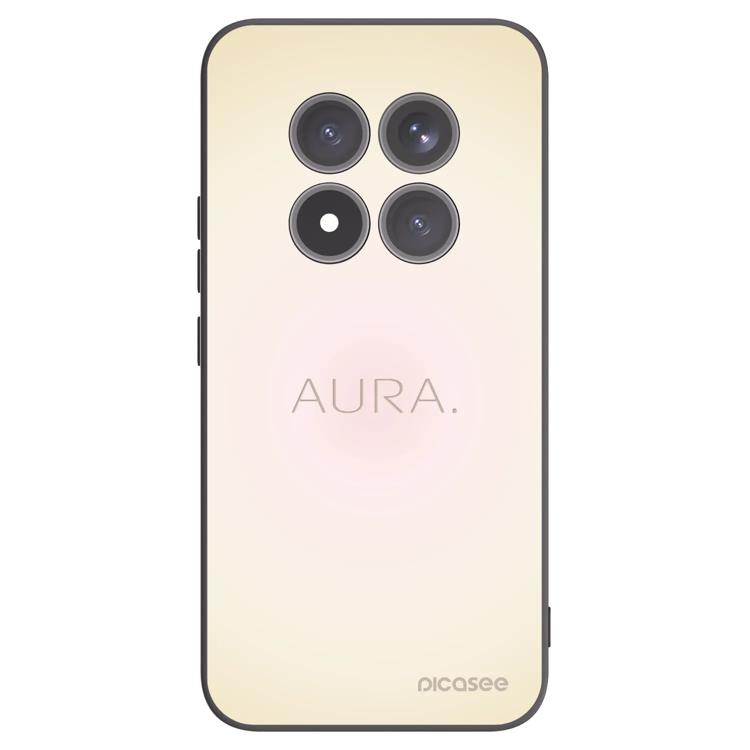 Picasee crna silikonska maskica za Xiaomi Redmi Note 15 Pro+ - Aura