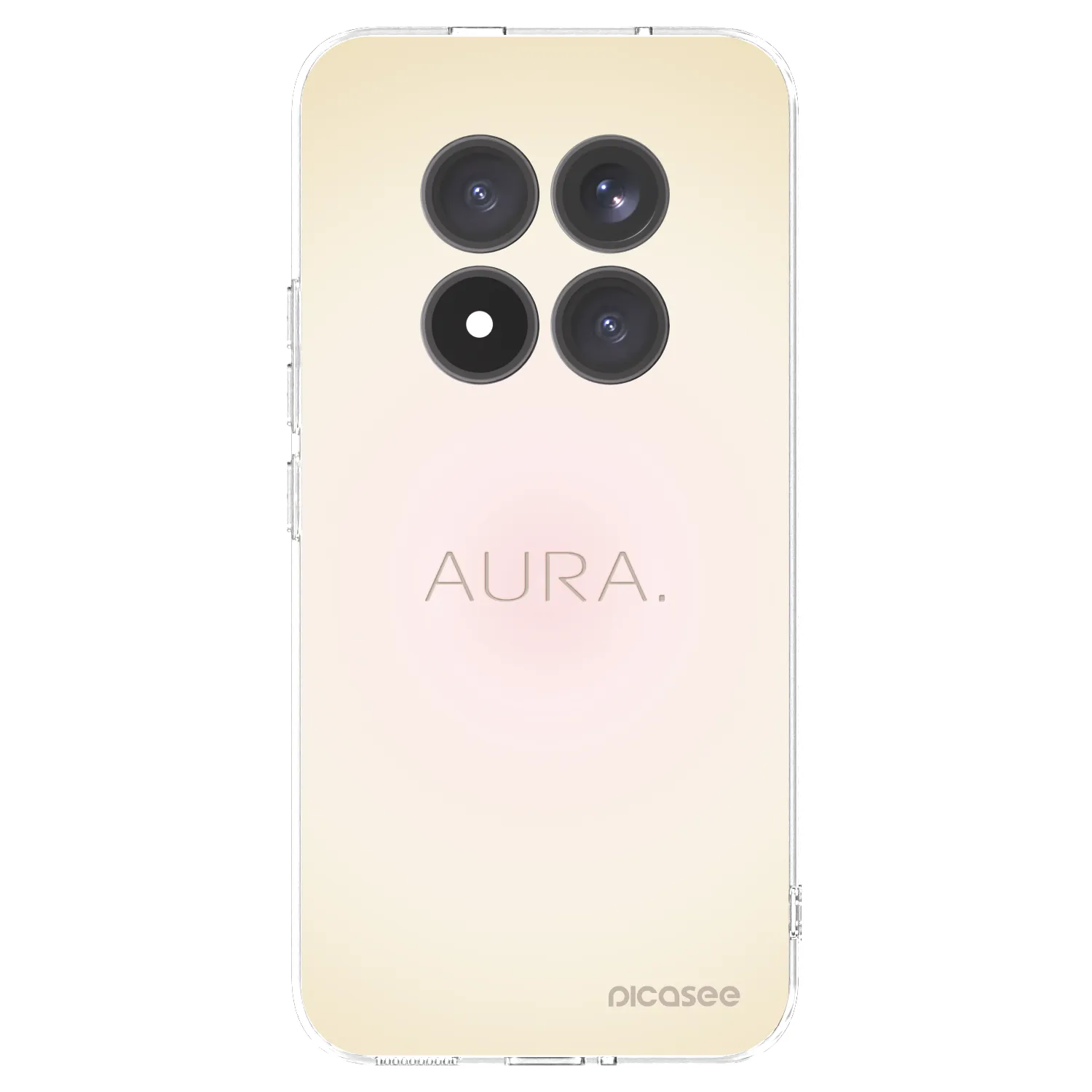 Picasee silikonska prozirna maskica za Xiaomi Redmi Note 15 Pro+ - Aura