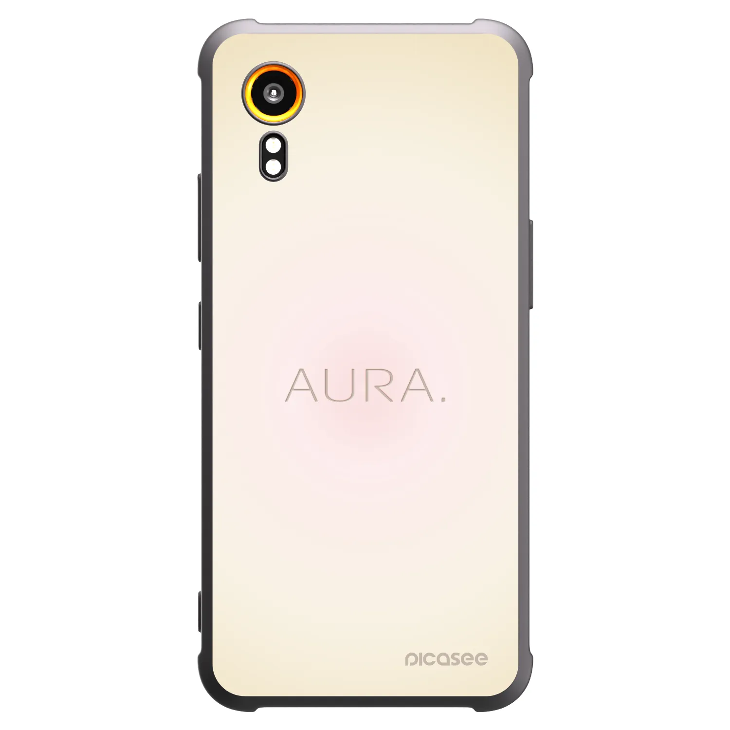 Picasee crna silikonska maskica za Samsung Galaxy Xcover 7 - Aura