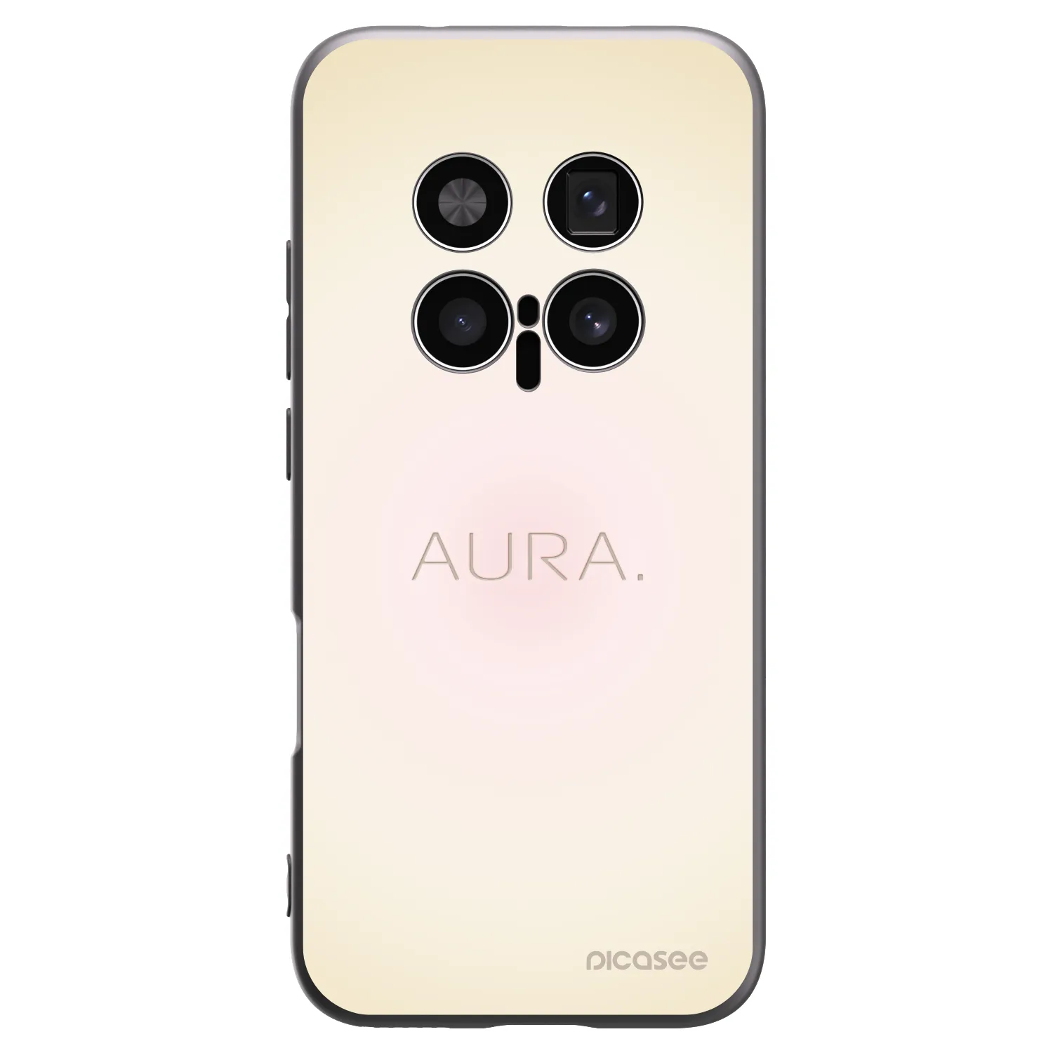 Picasee crna silikonska maskica za Honor Magic8 Pro 5G - Aura