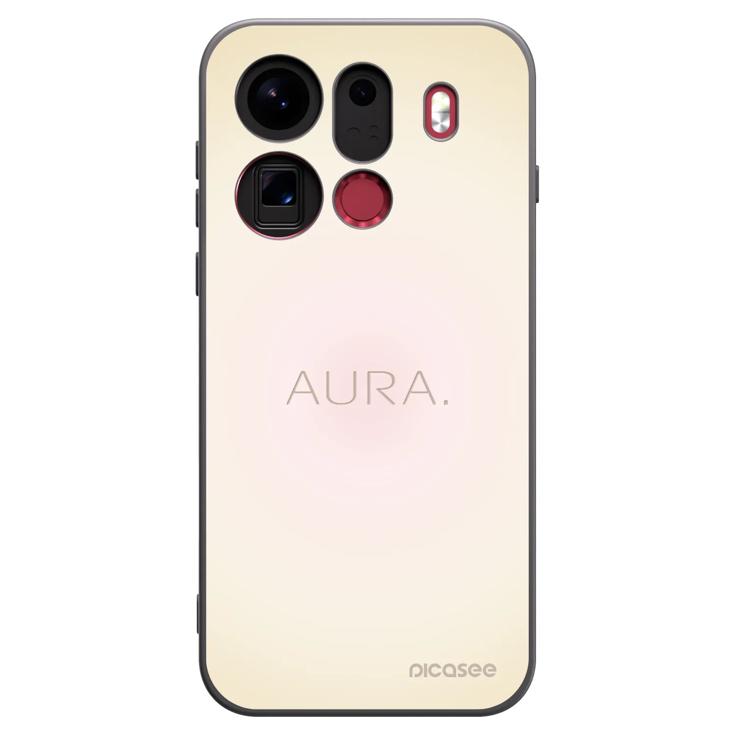 Picasee crna silikonska maskica za OPPO Find X9 Pro - Aura