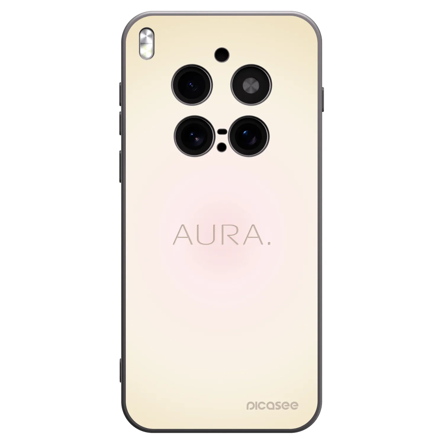 Picasee crna silikonska maskica za Vivo X300 Pro - Aura