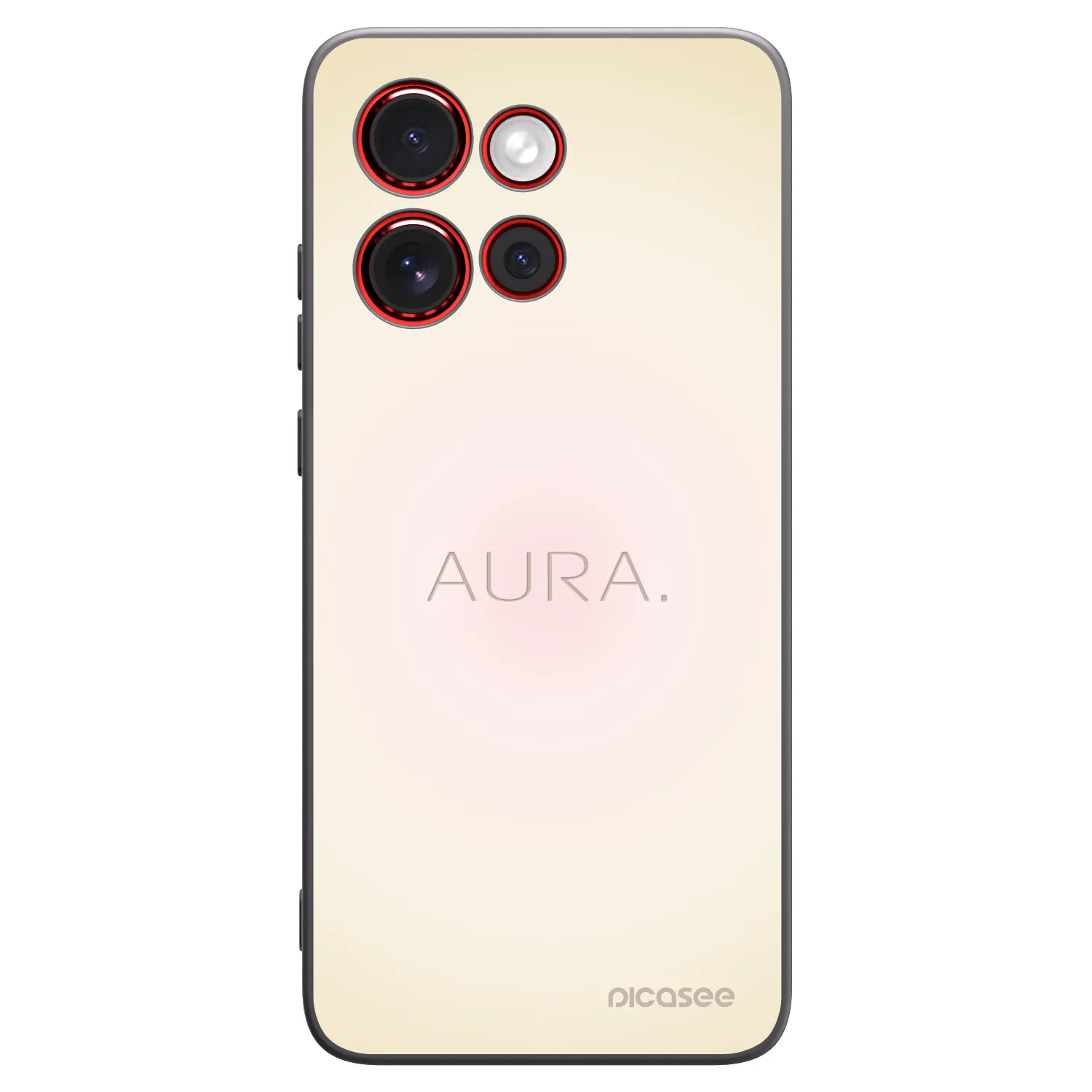 Picasee crna silikonska maskica za Motorola Edge 60 Neo 5G - Aura