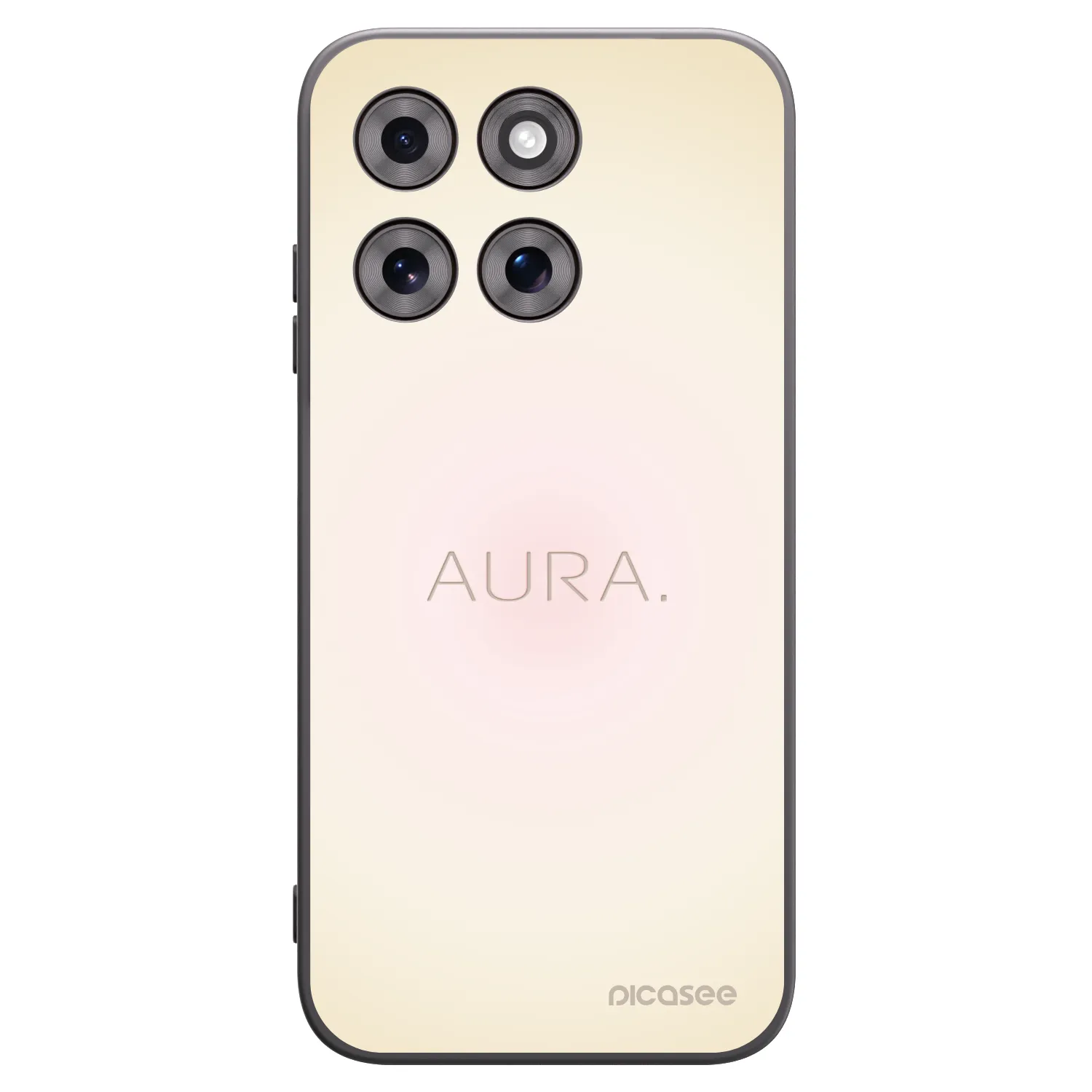 Picasee crna silikonska maskica za Motorola Moto G77 - Aura