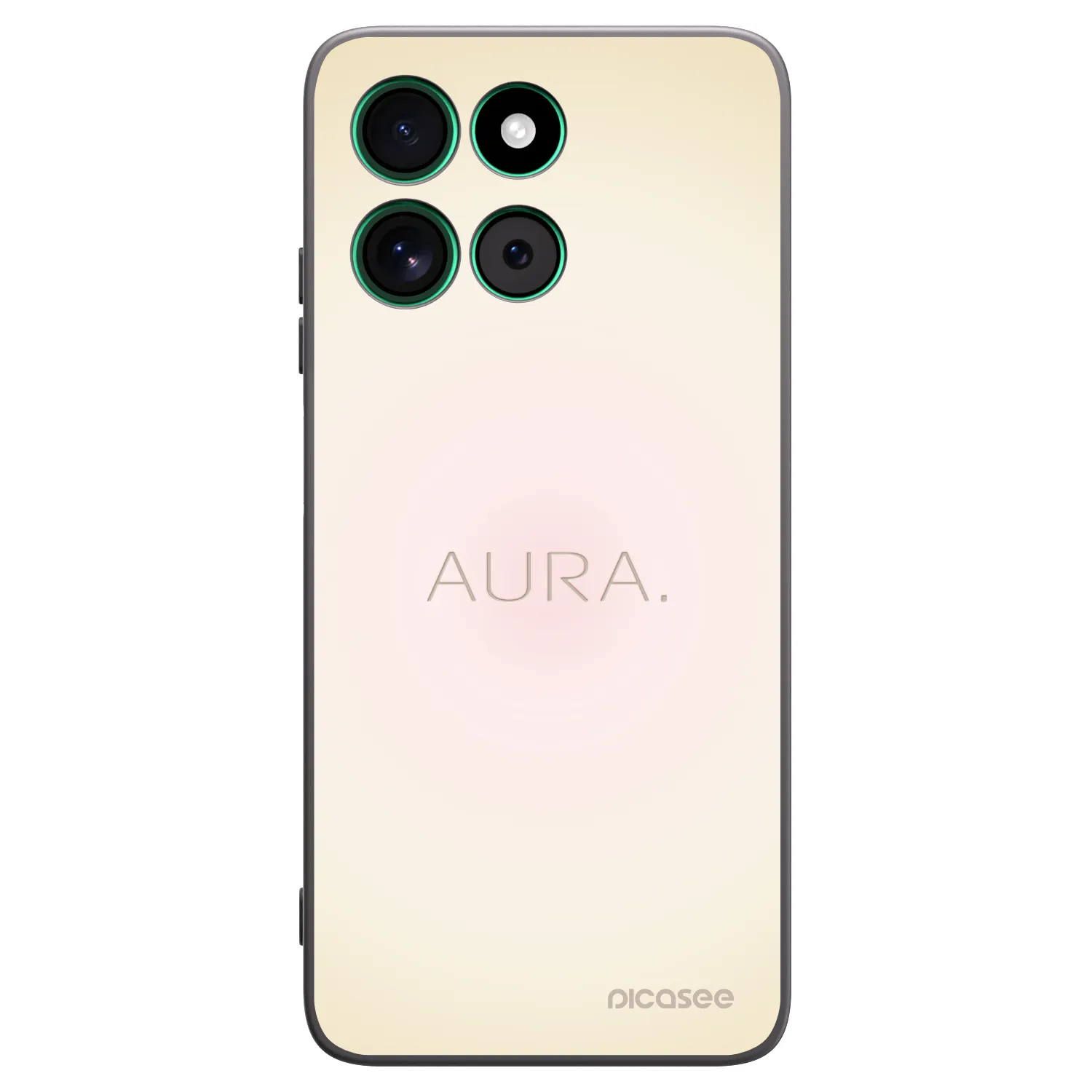 Picasee crna silikonska maskica za Motorola Moto G57 Power - Aura