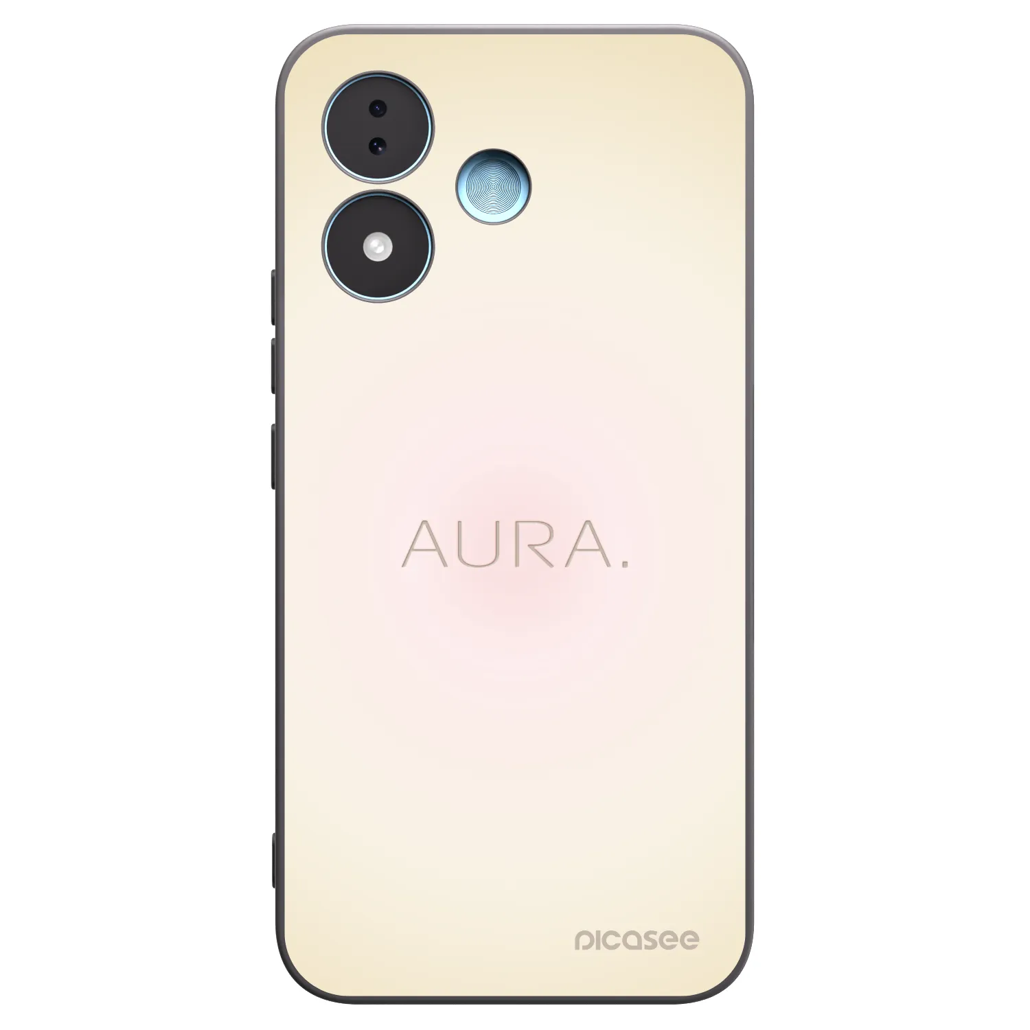 Picasee crna silikonska maskica za Xiaomi Redmi Note 17 5G - Aura