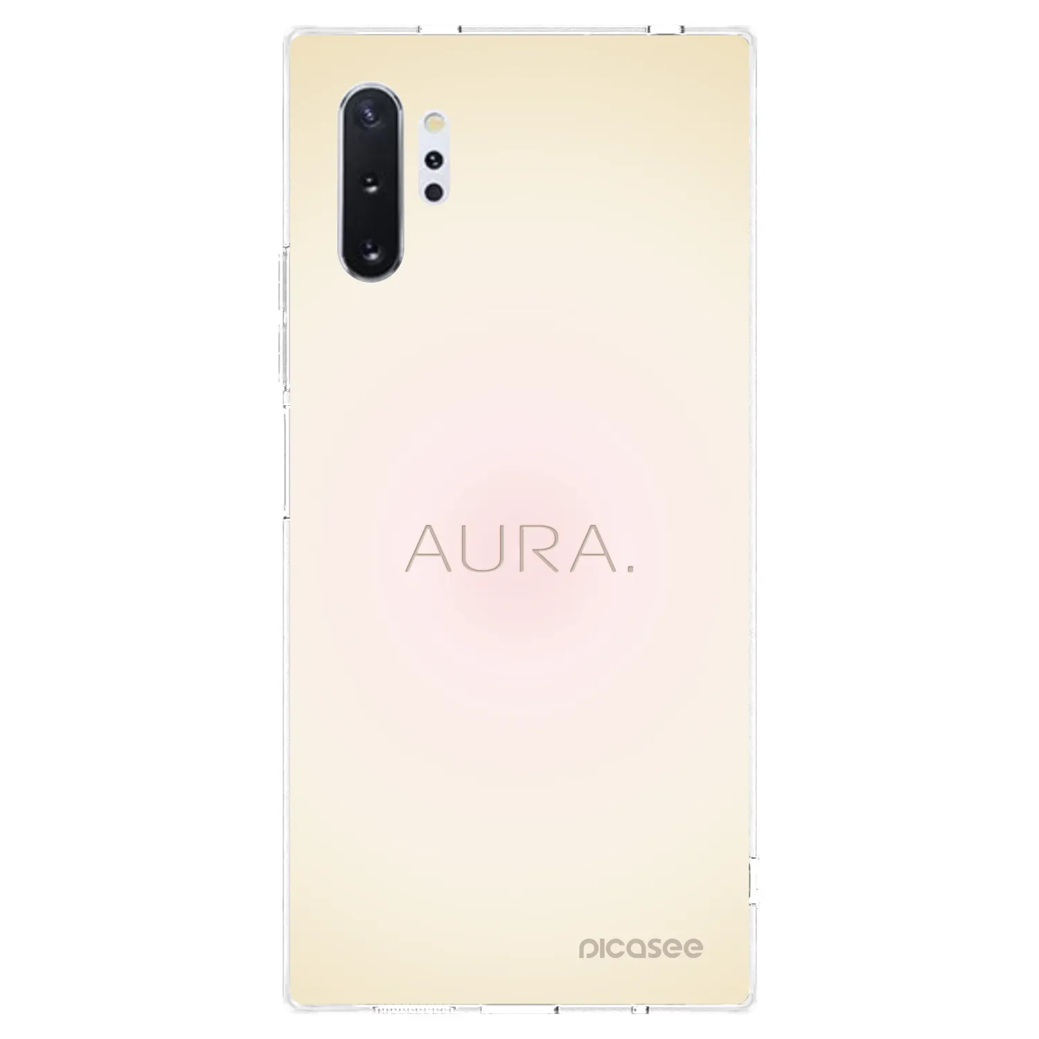 Picasee silikonska prozirna maskica za Samsung Galaxy Note 10+ N975F - Aura