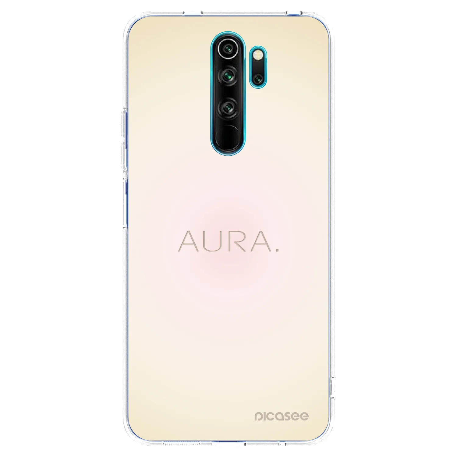 Picasee silikonska prozirna maskica za Xiaomi Redmi Note 8 Pro - Aura