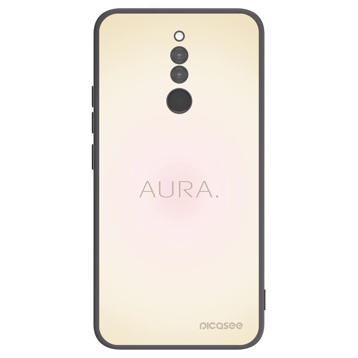 Picasee crna silikonska maskica za Xiaomi Redmi 8 - Aura