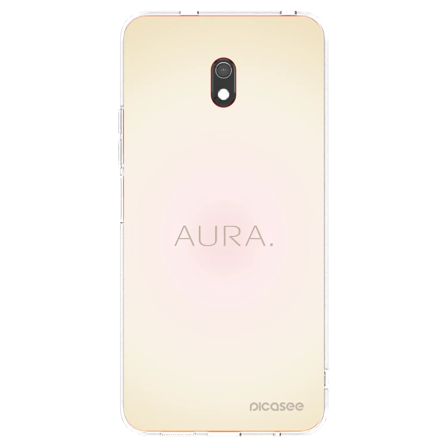 Picasee silikonska prozirna maskica za Xiaomi Redmi 8A - Aura
