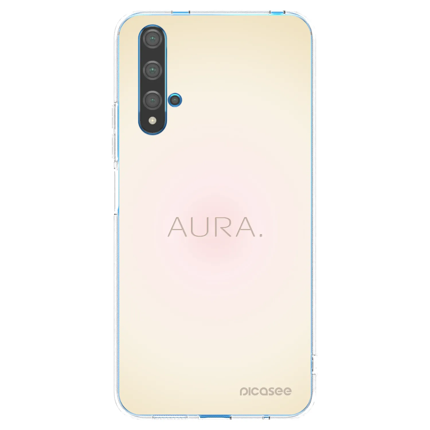 Picasee silikonska prozirna maskica za Huawei Nova 5T - Aura