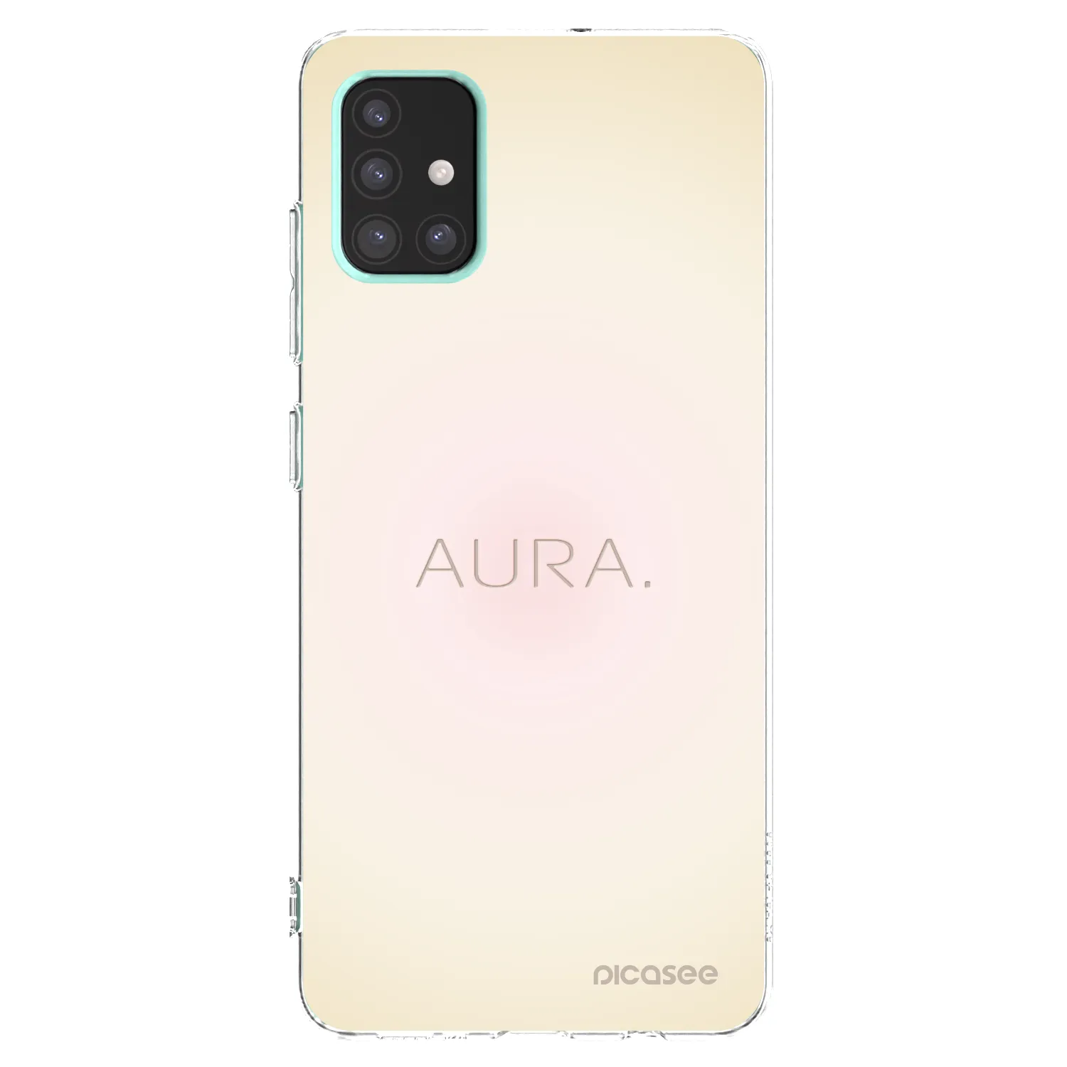Picasee silikonska prozirna maskica za Samsung Galaxy A51 A515F - Aura