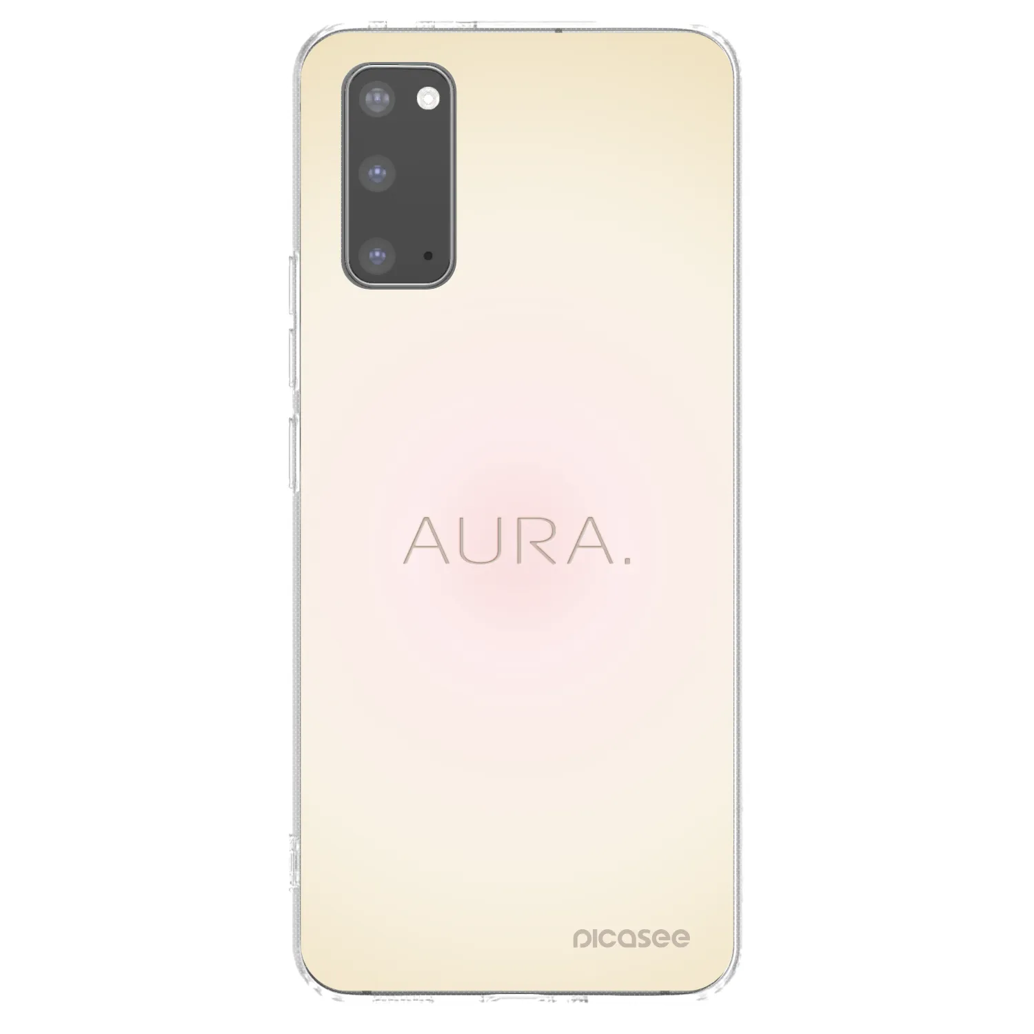 Picasee silikonska prozirna maskica za Samsung Galaxy S20 G980F - Aura
