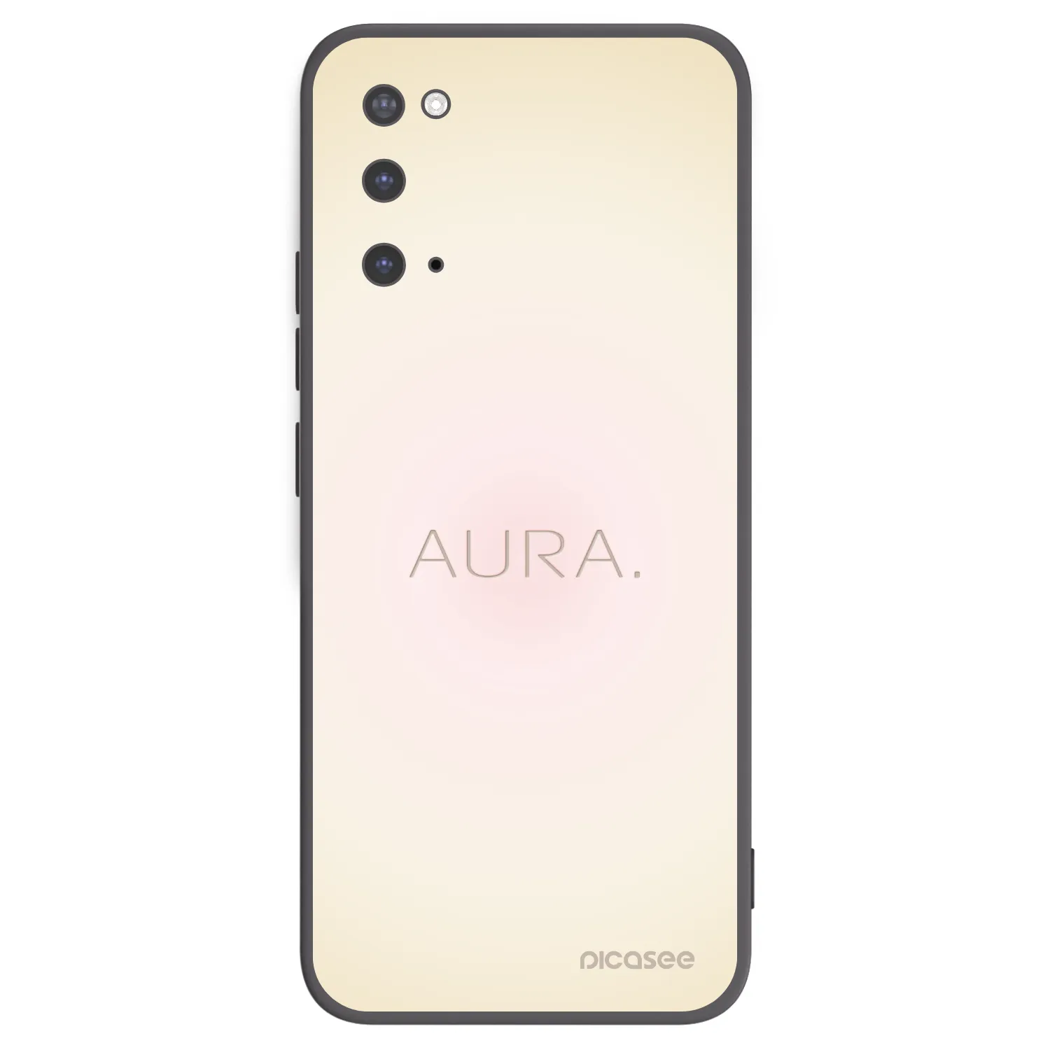 Picasee crna silikonska maskica za Samsung Galaxy S20 G980F - Aura