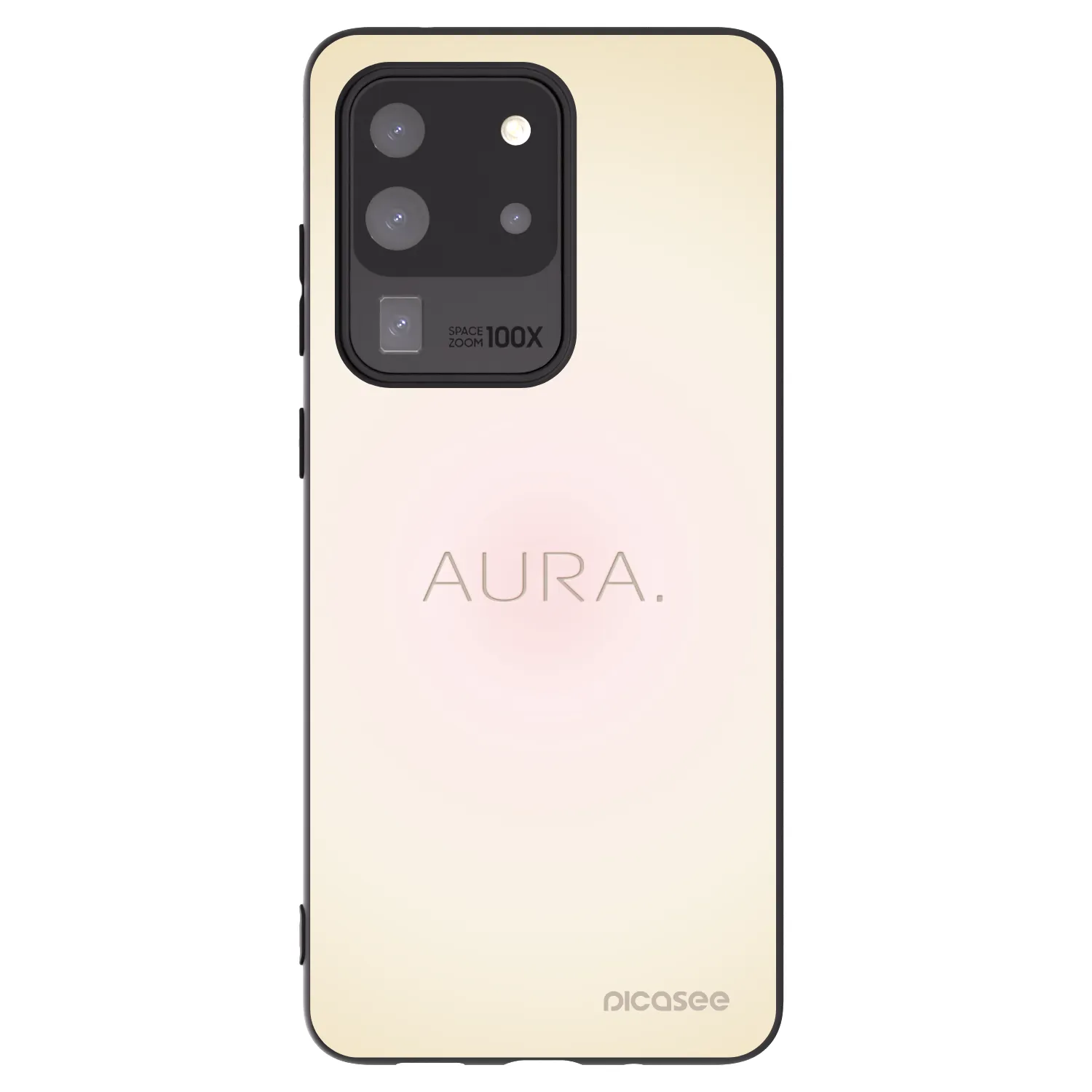 Picasee crna silikonska maskica za Samsung Galaxy S20 Ultra 5G G988F - Aura