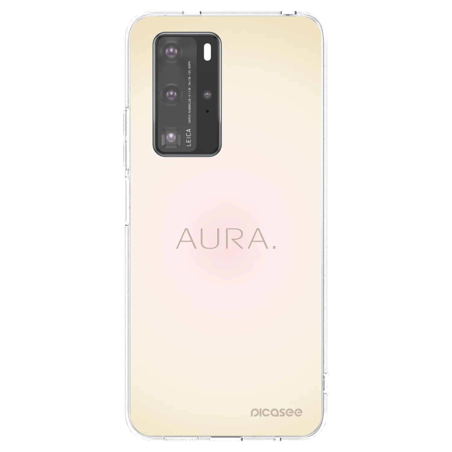 Picasee silikonska prozirna maskica za Huawei P40 Pro - Aura