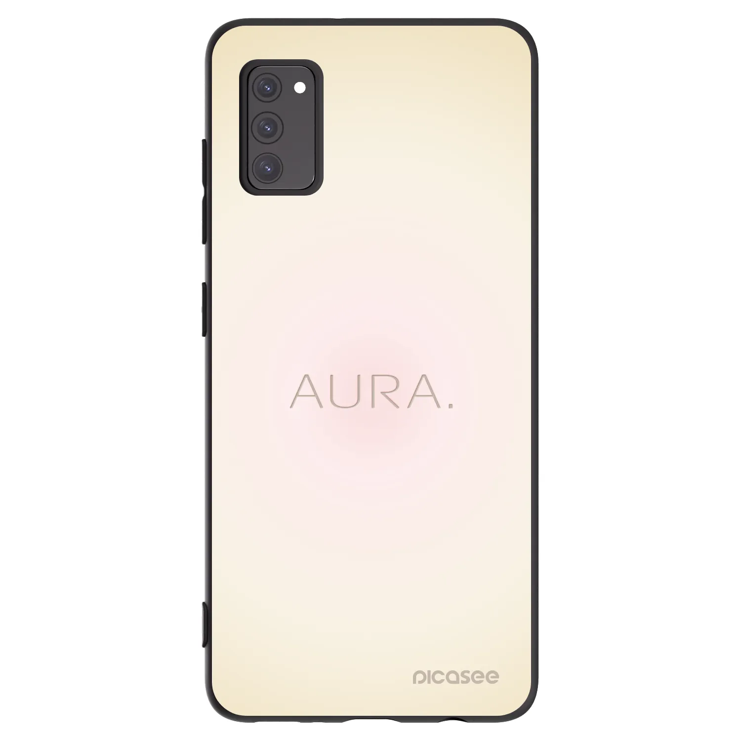 Picasee crna silikonska maskica za Samsung Galaxy A41 A415F - Aura
