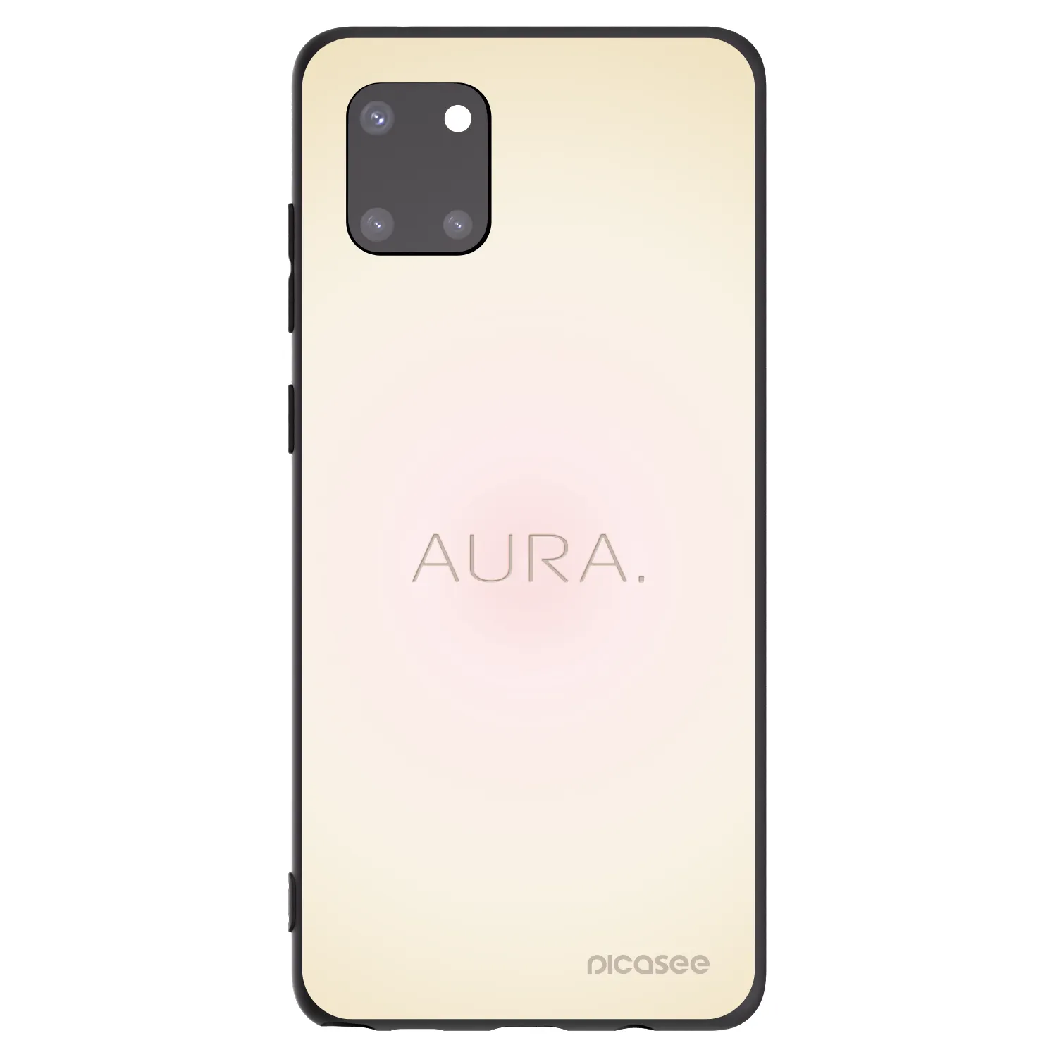 Picasee crna silikonska maskica za Samsung Galaxy Note 10 Lite N770F - Aura