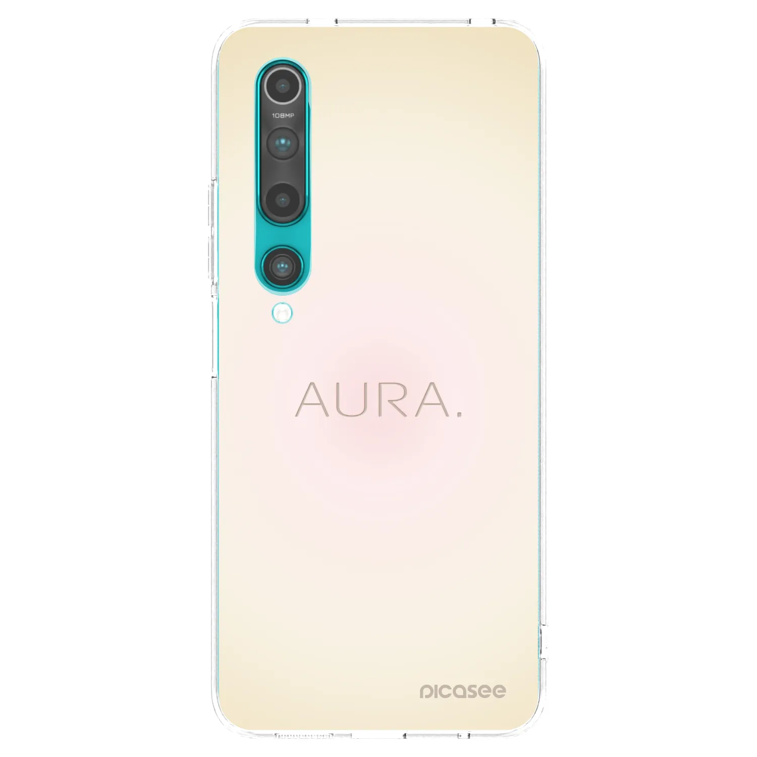 Picasee silikonska prozirna maskica za Xiaomi Mi 10 - Aura