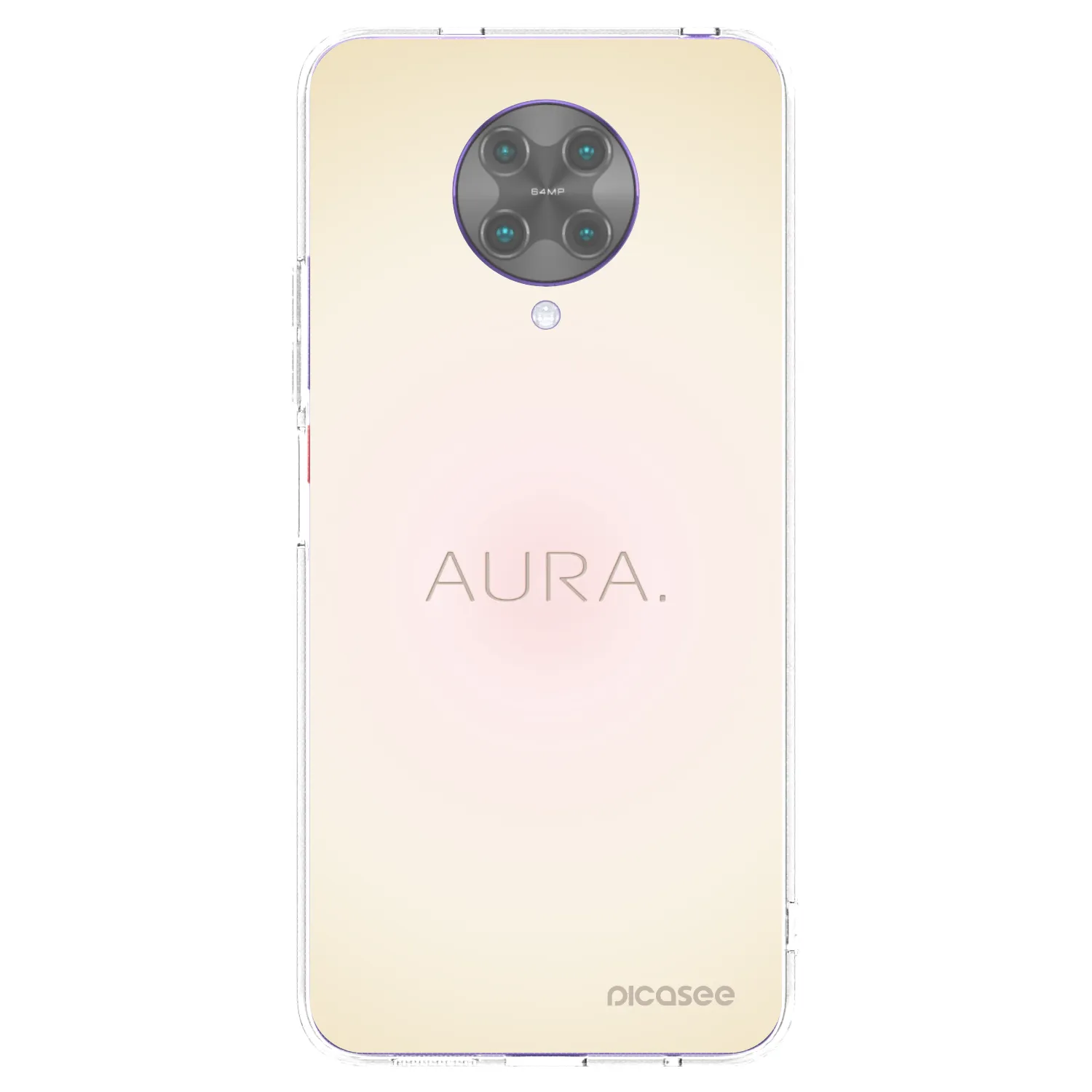 Picasee silikonska prozirna maskica za Xiaomi Poco F2 Pro - Aura
