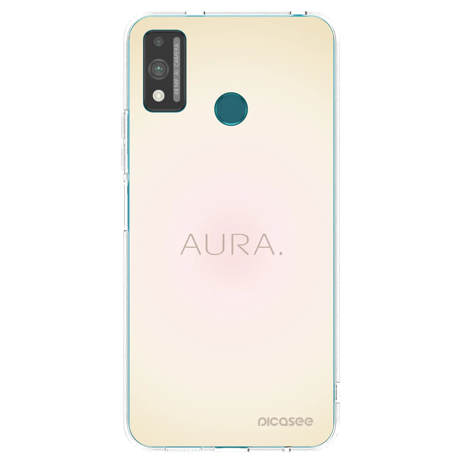 Picasee silikonska prozirna maskica za Honor 9X Lite - Aura