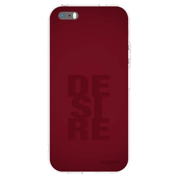 Picasee silikonska prozirna maskica za Apple iPhone 5/5S/SE - Desire