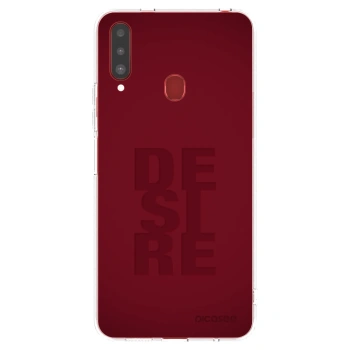 Picasee silikonska prozirna maskica za Samsung Galaxy A20s - Desire