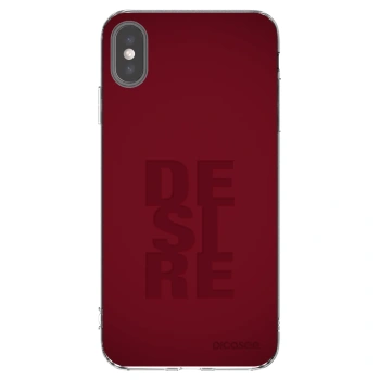 Picasee silikonska prozirna maskica za Apple iPhone XS Max - Desire