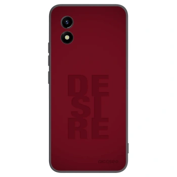 Picasee crna silikonska maskica za Vivo Y01 - Desire