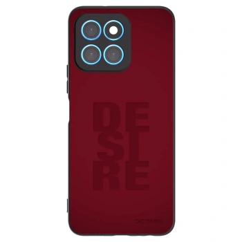 Picasee crna silikonska maskica za Honor X8 5G - Desire