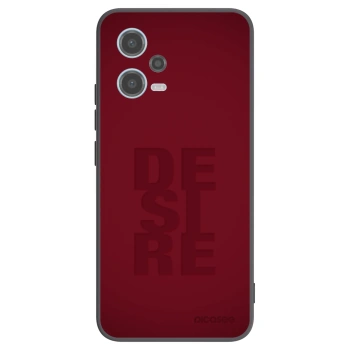 Picasee crna silikonska maskica za Xiaomi Redmi Note 12 5G - Desire