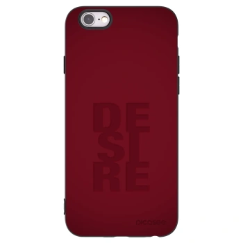 Picasee crna silikonska maskica za Apple iPhone 6/6S - Desire