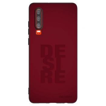 Picasee crna silikonska maskica za Huawei P30 - Desire