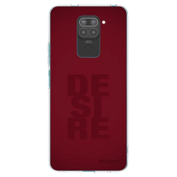 Picasee crna silikonska maskica za Xiaomi Redmi Note 9 - Desire