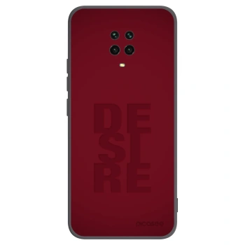 Picasee crna silikonska maskica za Xiaomi Redmi Note 9S - Desire